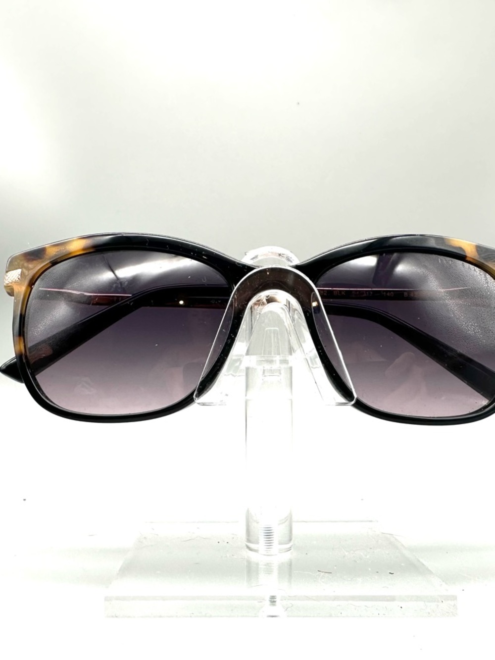 Ted Baker London TWS182 Sunglasses Tortoise Black Rose Gold Rose Gold Arms